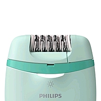 Эпилятор Philips BRE265/0, 5.4 Вт, 20 пинцетов, 2 скорости, от сети, цвет мятный