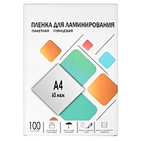 Пленка для ламинирования А4 Гелеос 216*303мм, 60мкм, глянец, 100л.