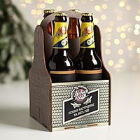 Ящик для пива с наклейками "Пенное настроение", 28 х 16 х 16 см