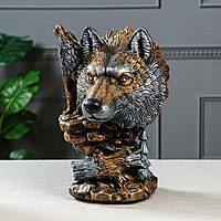 Сувенир "Волк", 33 см, разноцветный цвет
