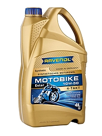 Масло моторное Ravenol Motobike 4-T Ester 10W-50 4 л синт.