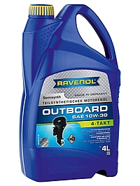 Масло моторное Ravenol Outboardoel 4T 10W-30 4 л п/синт.