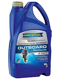 Масло моторное Ravenol Outboardoel 2T Teilsynth 4 л п/синт.