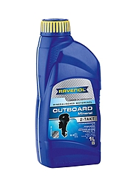 Масло моторное Ravenol Outboard 2T Mineral 1 л мин.