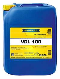 Масло компрессорное Ravenol Kompressorenoel VDL 100 20 л мин.