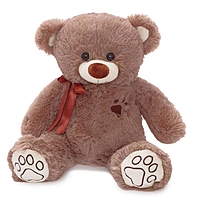 Мягкая игрушка "Медведь Бен" коричневый 50 см МБ-50ф