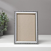 Фоторамка пластик 10х15 см, 900 серебро