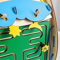 Развивающая игрушка Бизиборд «Солнечный домик» арт. 0067