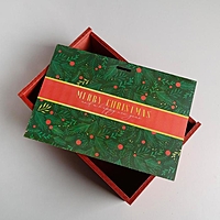 Ящик деревянный Merry Christmas, 20 × 30 × 12 см