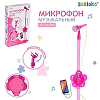 ZABIAKA микрофон "Волшебная музыка" розовый SL-04075