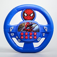 Музыкальный руль "Человек-паук", звук, работает от батареек, MARVEL