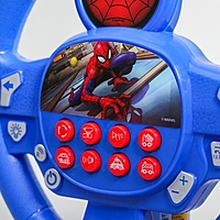 Музыкальный руль "Человек-паук", звук, работает от батареек, MARVEL
