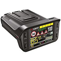 Видеорегистратор + радар детектор Inspector BARRACUDA, 2.4", обзор 135°, 1920x1080