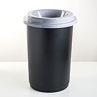 Контейнер для мусора «Эко», 50 л, цвет серый