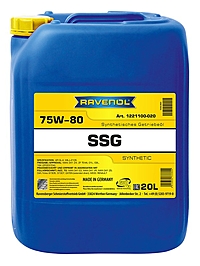 Масло трансмиссионное Ravenol SSG 75W-80 20 л синт.