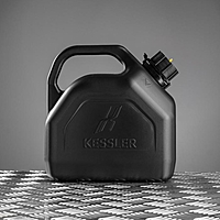 Канистра ГСМ Kessler premium, 5 л, пластиковая, чёрная