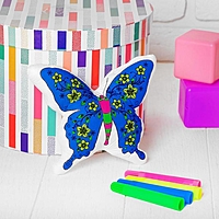 Игрушка-раскраска "Бабочка" (без маркеров)  в пакете