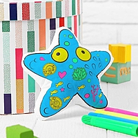 Игрушка-раскраска "Морская звезда" (без маркеров) в пакете