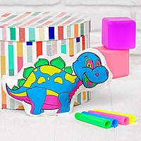 Игрушка-раскраска "Динозавр" (без маркеров) в пакете