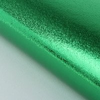 Бумага упаковочная фольгированная, цвет зеленый, 50 х 70 см