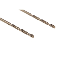Сверло по металлу Hammer Flex 202-502, кобальт, DIN338, HRC65-70, d=1.5 мм, 40 мм, 2 шт.