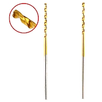 Сверло по металлу Hammer Flex 202-101, HSS-G, TIN, d=1 мм, 40/18 мм, 2 шт.
