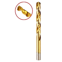 Сверло по металлу Hammer Flex 202-124, DIN338, HSS-G, TIN, d=12 мм, 151/101 мм