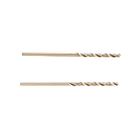 Сверло по металлу Hammer Flex 202-503, кобальт, DIN338, HRC65-70, d=2 мм, 49 мм, 2 шт.