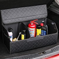 Саквояж в багажник автомобильный HT-090, 68х30х28 см, экокожа
