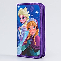 Пенал "Холодное сердце", 1 секция, 115х205х30 мм, Холодное сердце