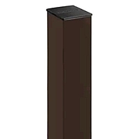 Столб 2,5 м, 60 х 40 х 1,2 мм, цвет шоколад