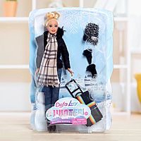 Кукла-модель Зимняя путешественница с аксессуарами в ассорт.