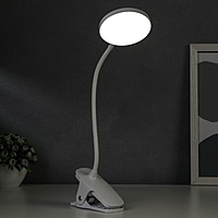 Лампа настольная сенсорная 16109/1 LED 4Вт USB АКБ 3000/6000К болый 9,5х12х44 см