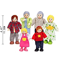 Набор мини-кукол «Счастливая европейская семья»