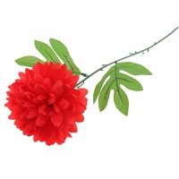 Цветок искусственный "Красный пион"
