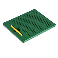 ЭВРИКИ Планшет магнитный для рисования, 380 отверстий, цвет зеленый