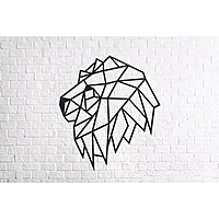 Деревянный интерьерный пазл «Голова льва»