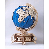 Конструктор деревянный 3D «Глобус голубой»