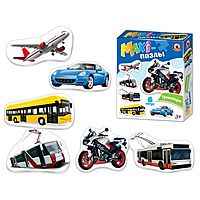 Макси-пазлы Транспорт 6 картинок