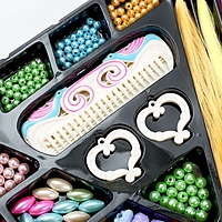 Набор парикмахера "Плетём косы"с аксессуарами для волос