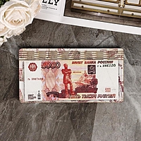 Купюрница "5000 рублей", плоская, печать, 18,5х9,5х0,8 см