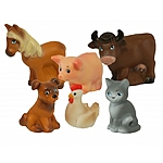 Набор резиновых игрушек Домашние животные