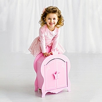 Игрушка детская шкаф из коллекции «Shining Crown». Цвет розовое облако.