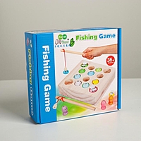 Игрушка развивающая рыбалка "Рыбки + пчёлки" 16х16х4 см