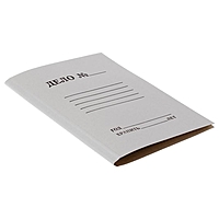 Папка-обложка Дело, 300г/м2, на 200л, белая, немелованная