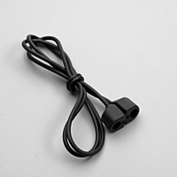 Силиконовый ремешок для Apple Airpods 1/2 , магнитный, черный