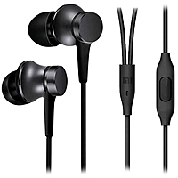 Наушники XIAOMI Mi In-Ear Headphones Basic, вакуумные, микрофон, черные (ZBW4354TY)