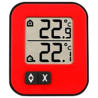 Термометр Moxx, электронный, TFA 30.1043.05, красный
