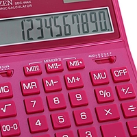 Калькулятор настольный 12-разрядный, Citizen Business Line SDC-444XRPKE, двойное питание, 155 х 204 х 33 мм, розовый