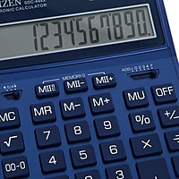 Калькулятор настольный Citizen 12-разр, 155*204*33мм, 2-е питание, темно-синий SDC-444XRNVE